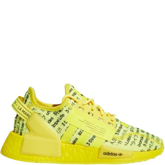 Nmd_r1 V2 Adidas Nmd Khaki Yellow Adidas Big Kids NMD_R1 V2